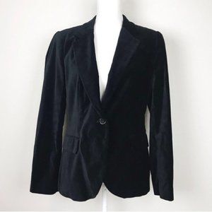 🐘 * * * S O L D * * * Zara Black Velvet Blazer XL (M/L) 🐘